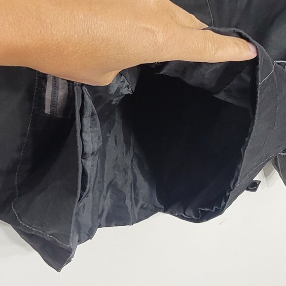 Conviction Black Grey Cotton Blend Lightweight Full Zip Up Casual Jacket Medium - Picture 9 of 16